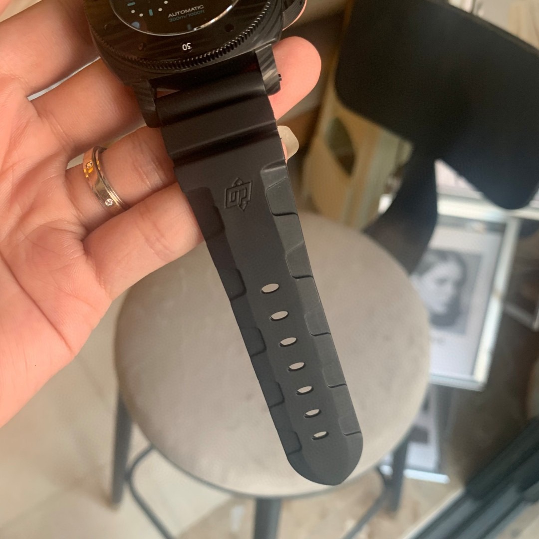 Panerai Black Dial Rubber Strap - Panerai Submersible Black Dial - Image 5