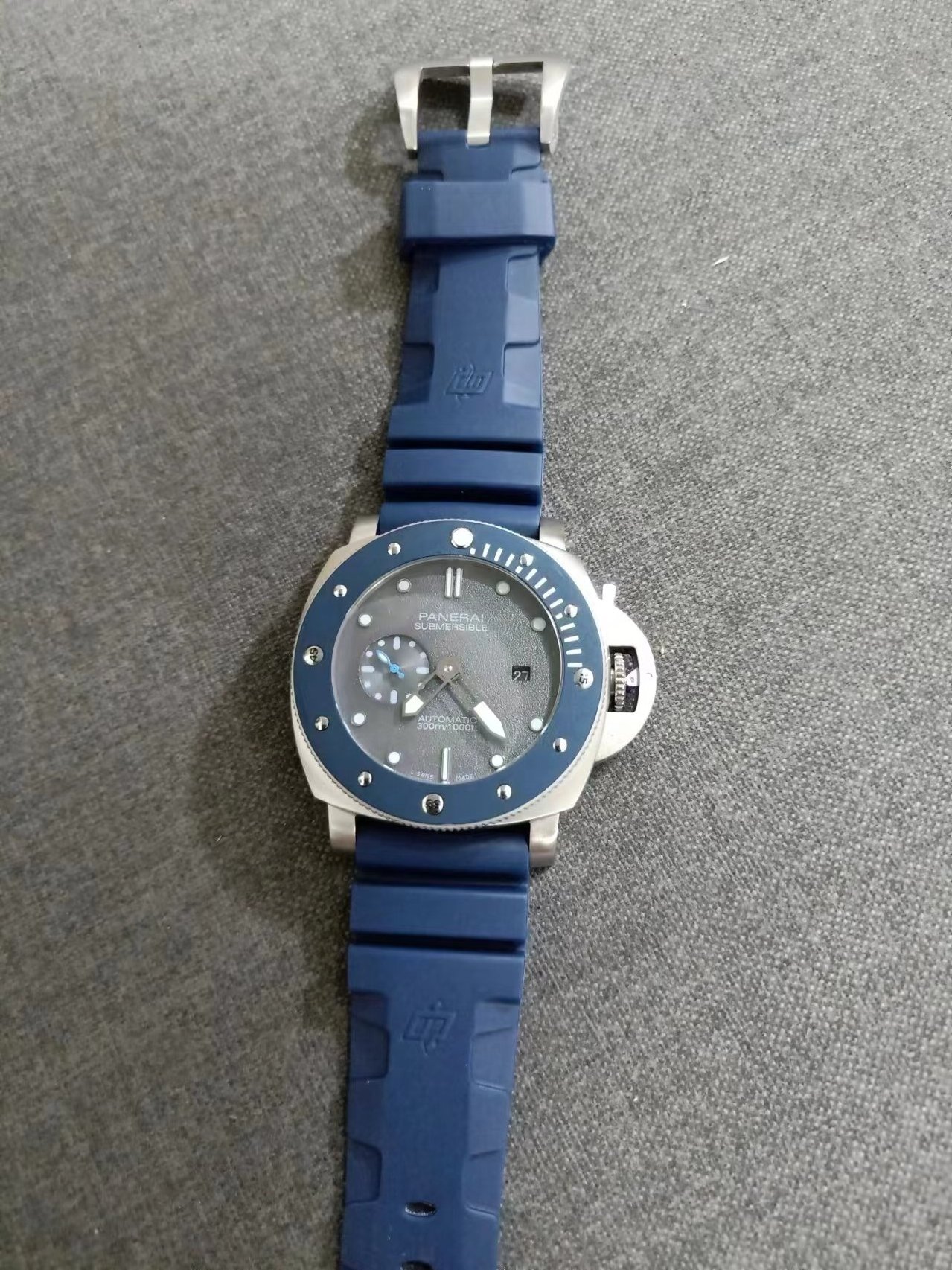 Panerai Submersible PAM00692 BMG-TECH Titanium Automatic Blue Dial Watch 47mm
