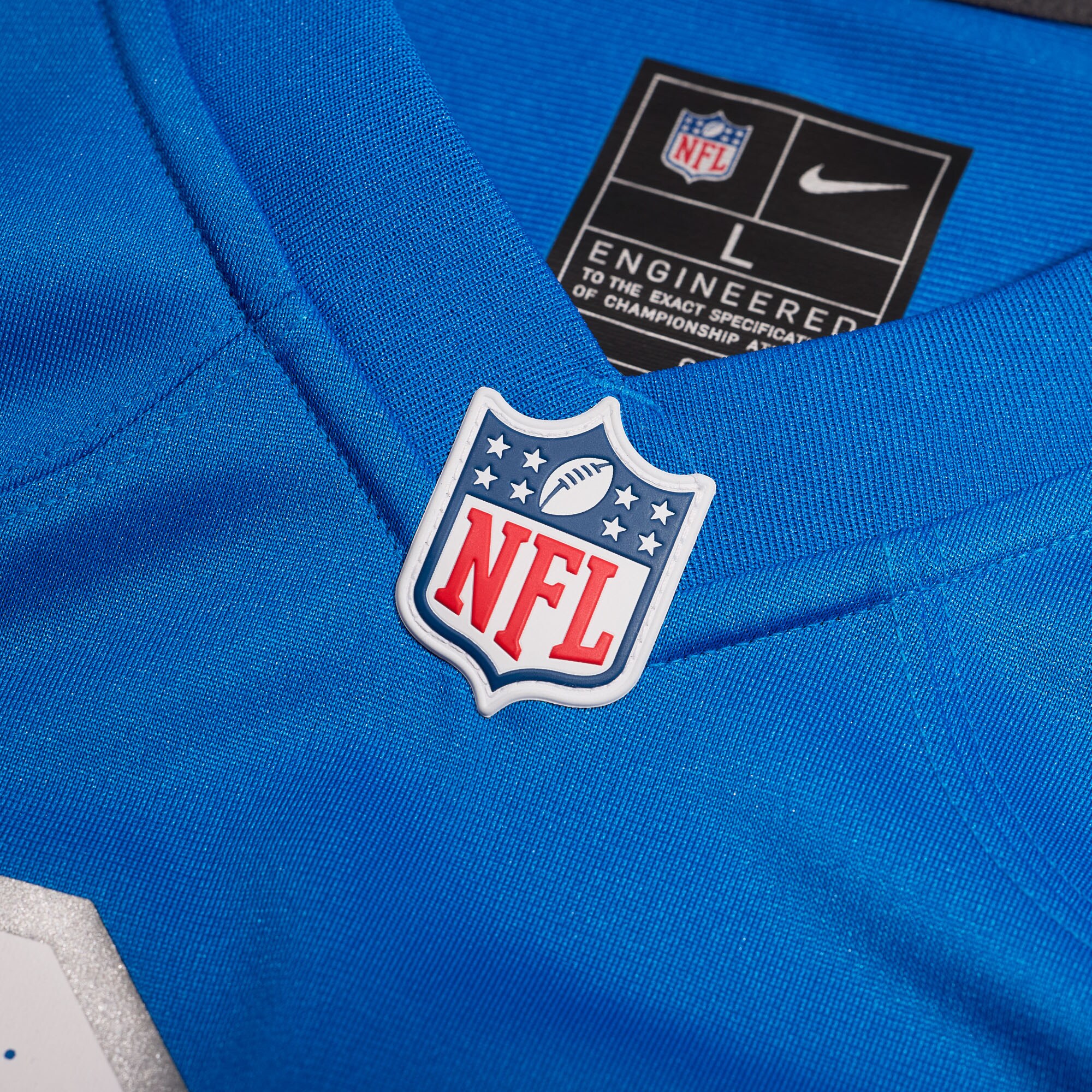 Parker Hesse Detroit Lions Nike Team Game Jersey -  Blue