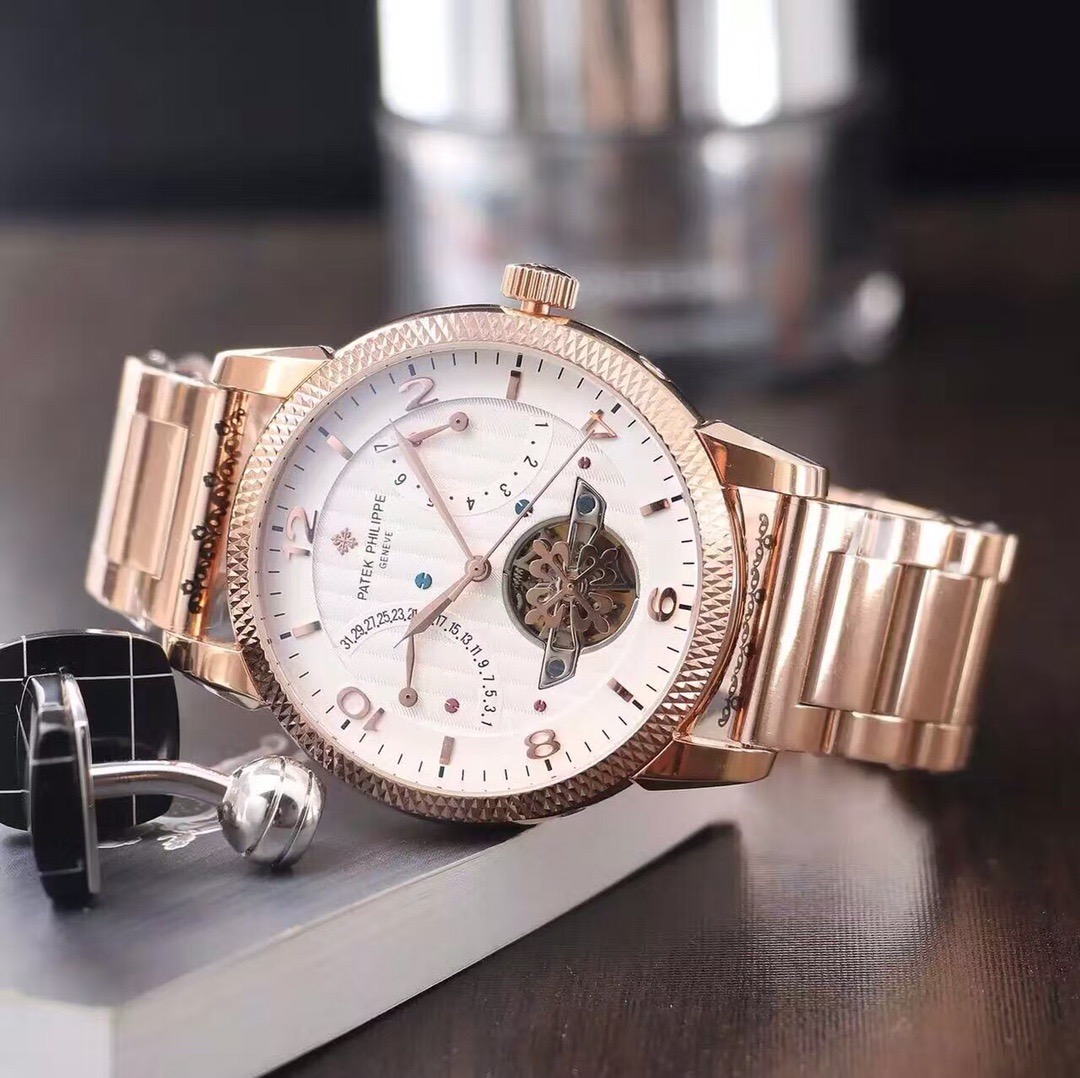 Alternative view of white Patek Philippe Rose Gold - Patek Philippe Rose Gold - White Dial