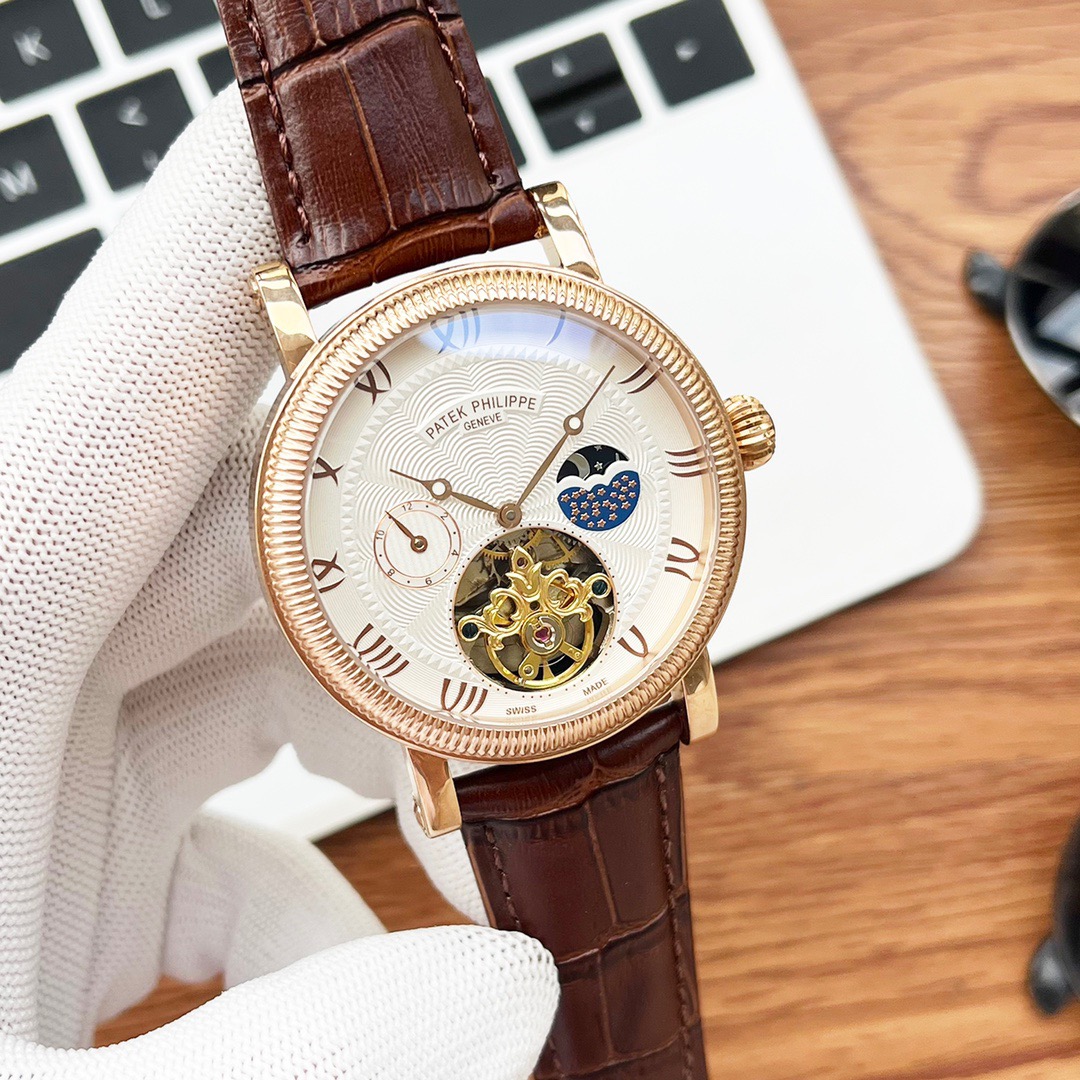 Patek Philippe Rose Gold Tourbillon - Patek Philippe Rose Gold - Brown - Image 5