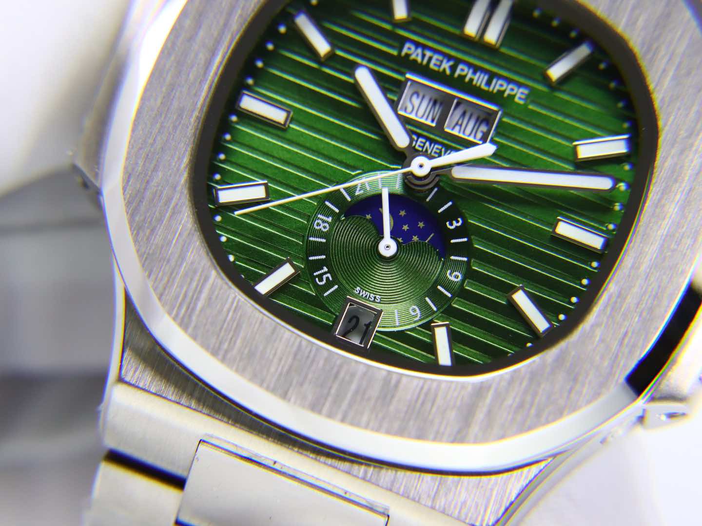 stainless Patek Philippe Green Dial - Patek Philippe Green Dial - Image 8
