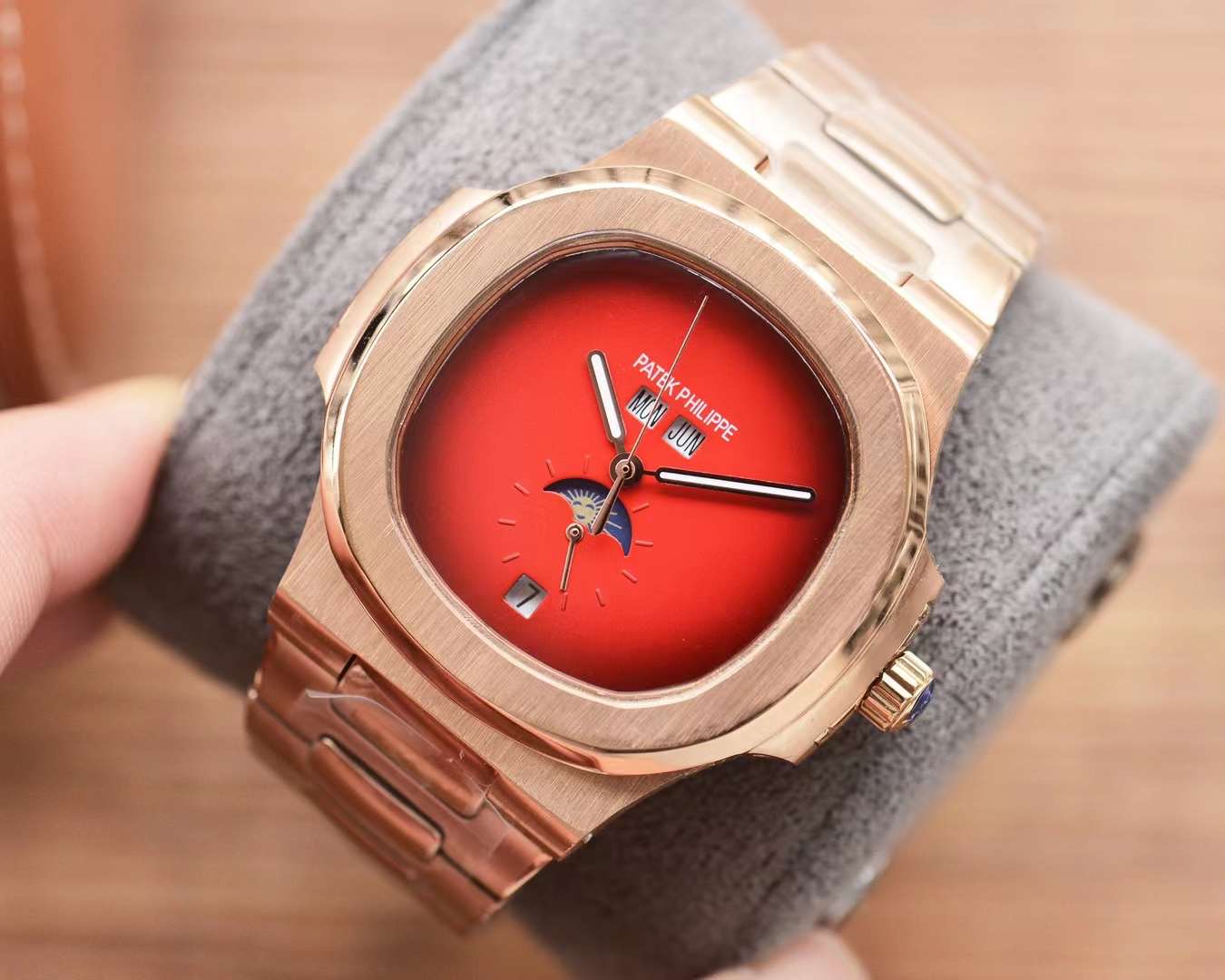 rose Patek Philippe Salmon Dial - Patek Philippe Salmon Dial - Rose