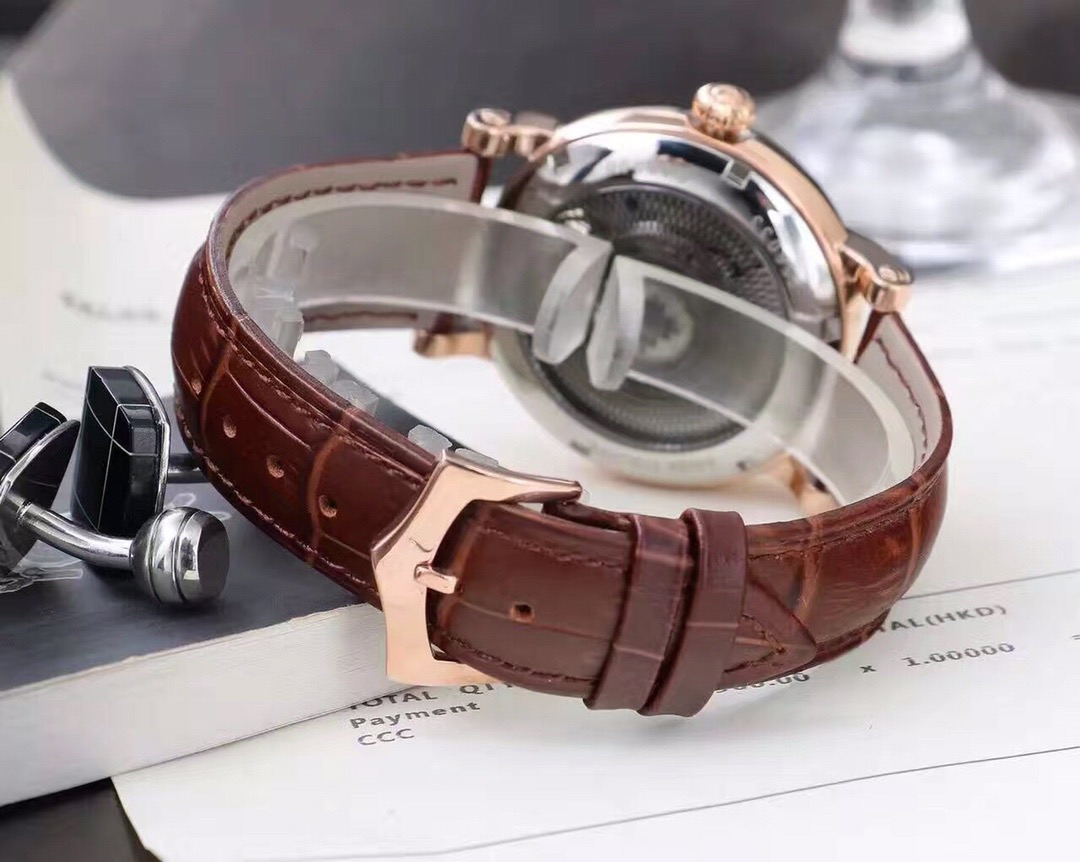 brown Patek Philippe Rose Gold Skeleton - Patek Philippe Rose Gold - Image 3