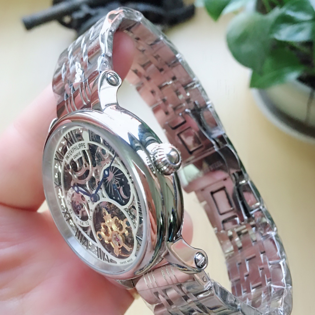 Patek Philippe Skeleton - Steel Automatic Watch - Image 2