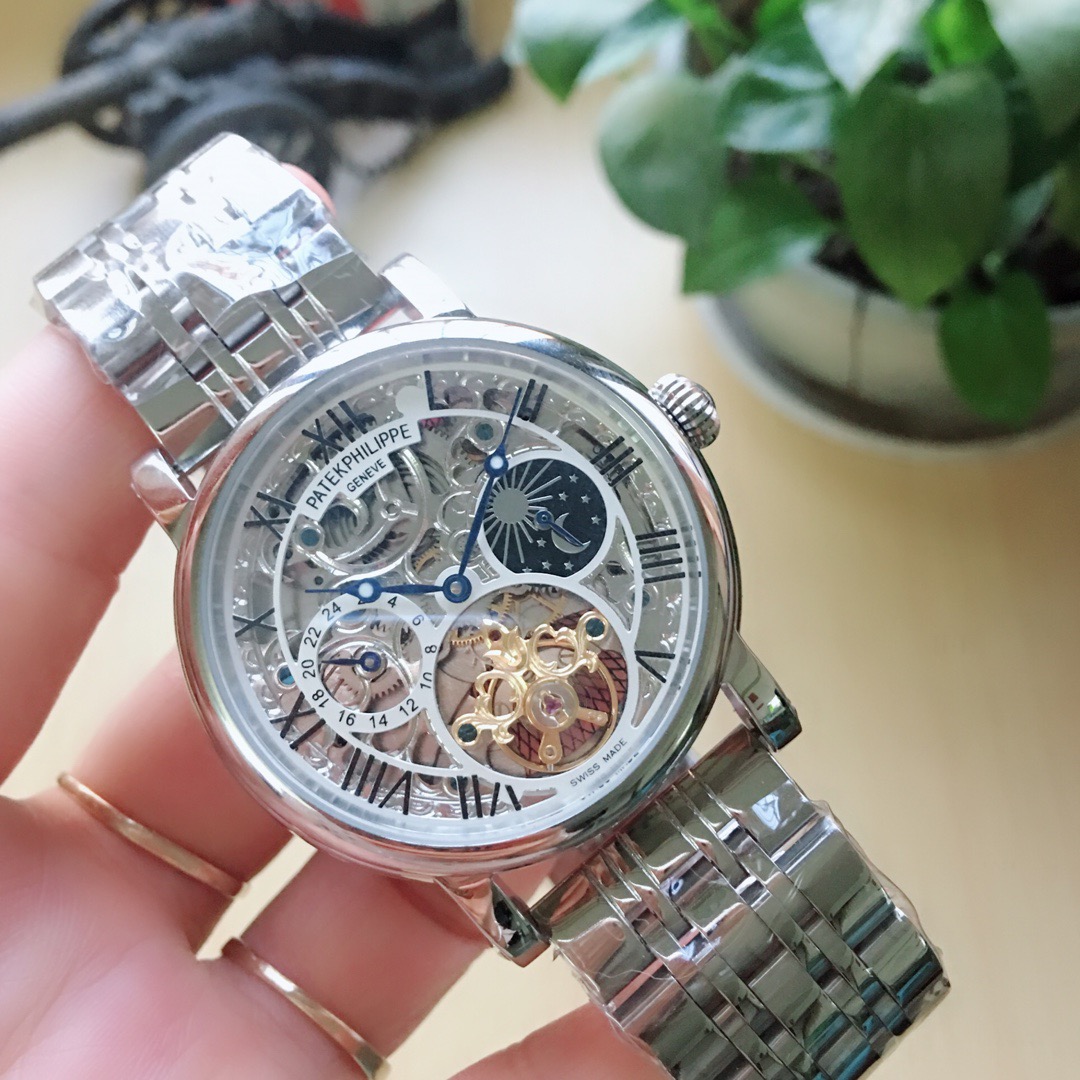 Patek Philippe Skeleton - Steel Automatic Watch - Image 3