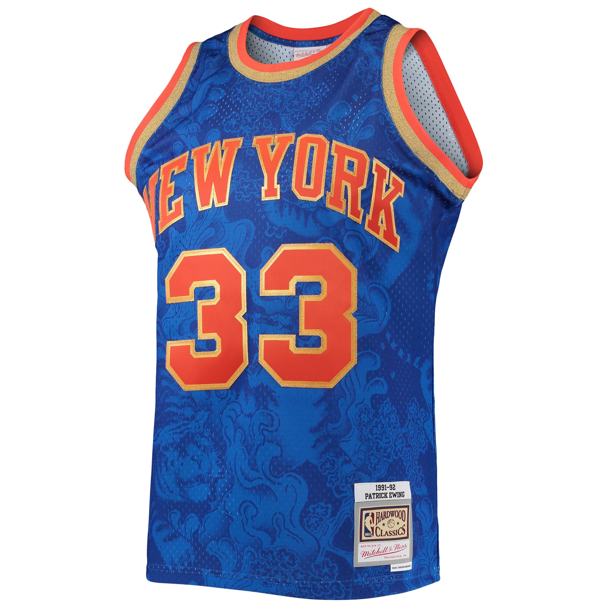 Mitchell Ness Ewing Lunar Jersey - Exclusive 1991/92 Knicks #33