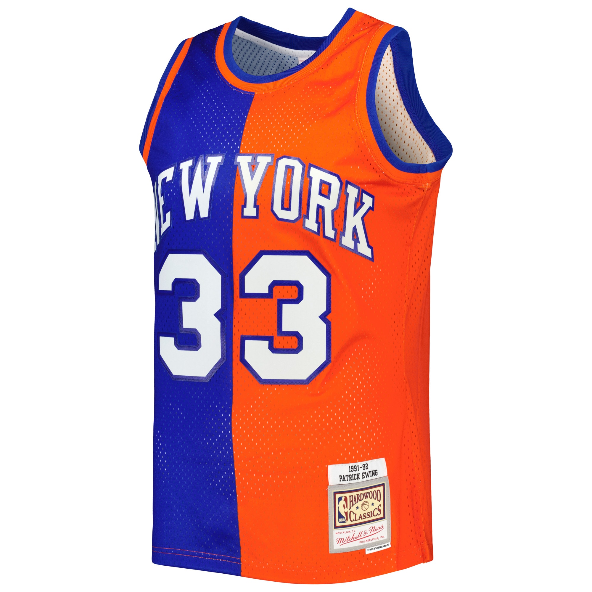 Patrick Ewing Knicks Split Jersey - Amazing 1991/92 Mitchell & Ness Classic