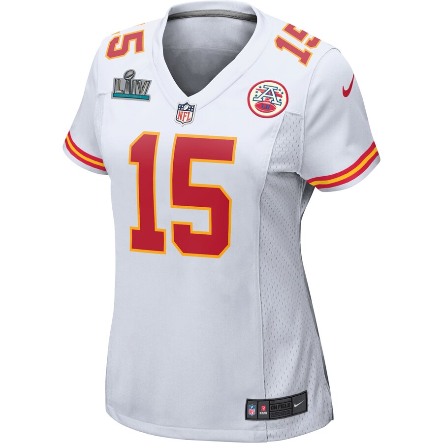 Patrick Mahomes Kansas City Chiefs Nike Women's Super Bowl LIV Game Jersey â€“ White