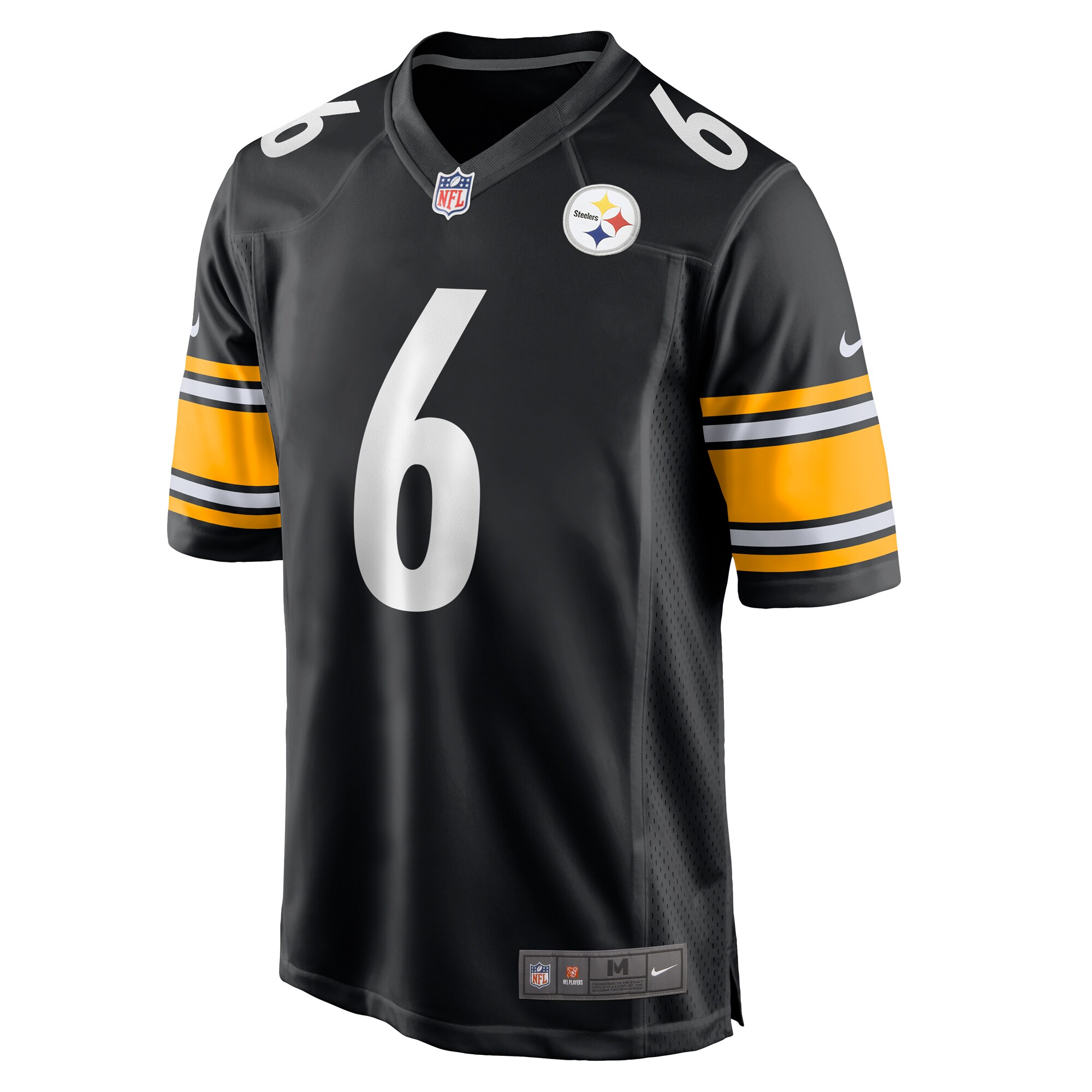 Patrick Queen Pittsburgh Steelers Nike Game Player Jersey - Black
