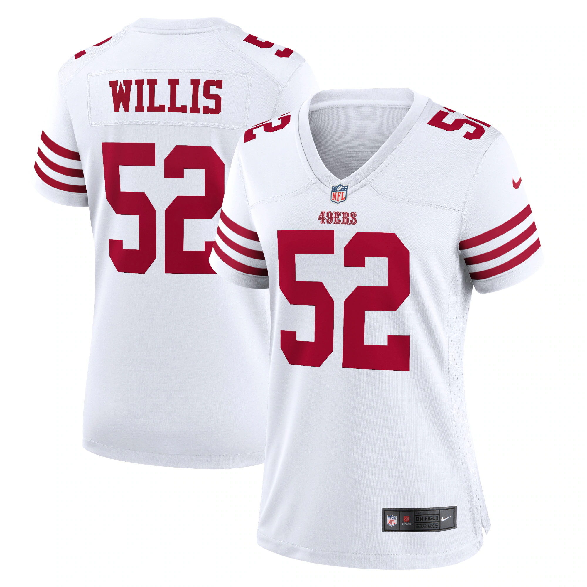 Patrick Willis San Francisco  Nike Women's Retired Player Game Jersey - White