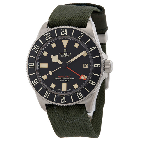 Pelagos FXD GMT Automatic Black Dial Watch 2542G247NU-0002