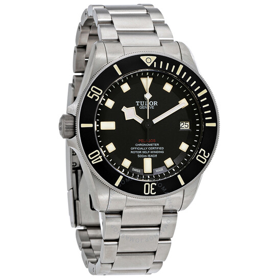 Pelagos LHD Lefty Automatic Black Dial Men's Watch 25610TNL-BKSTI