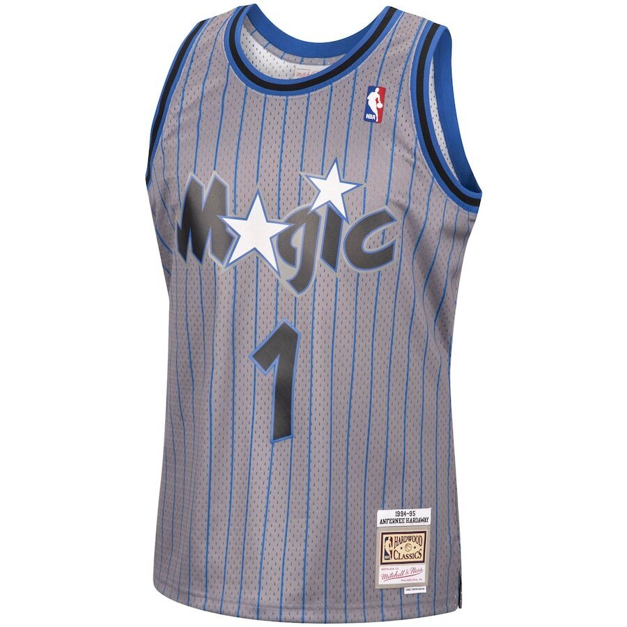 Penny Hardaway Orlando Magic Mitchell & Ness 1994-95 Hardwood Classics Reload Swingman Jersey - Gray