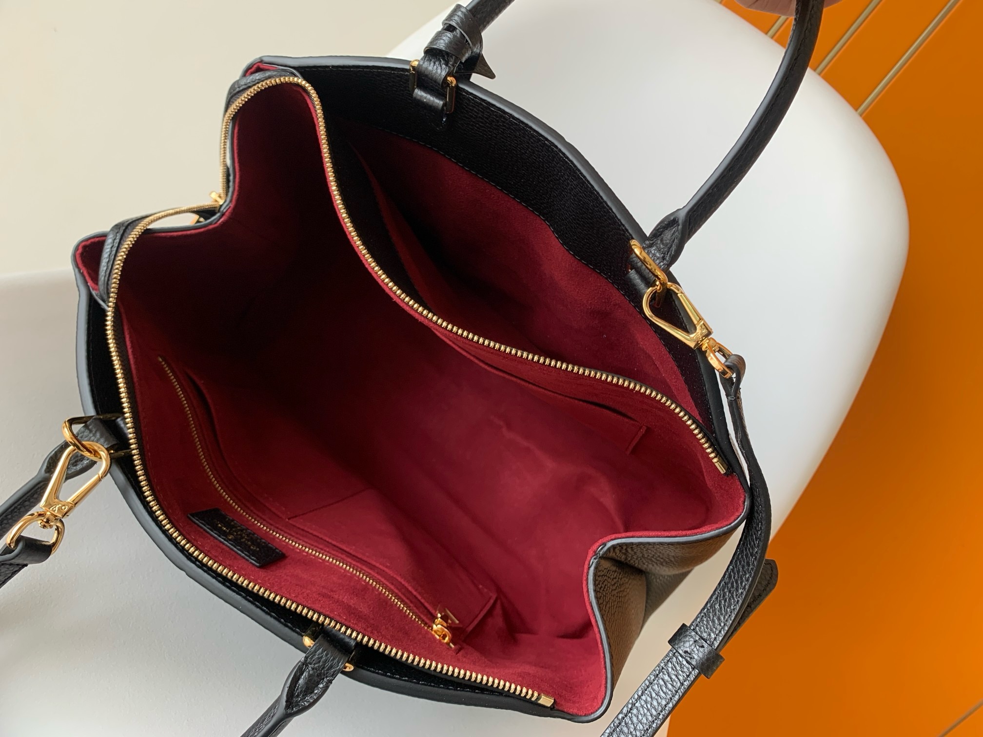 Petit Palais Monogram Empreinte Bag Black - Bags | LOUIS VUITTON