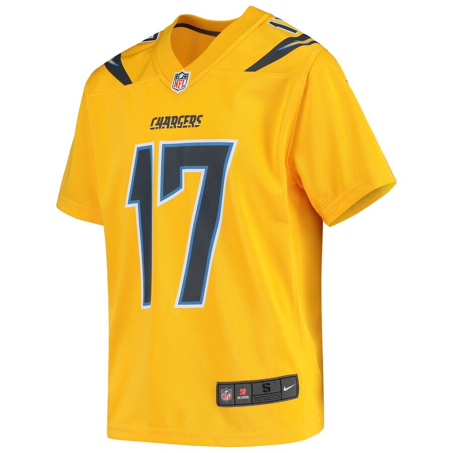 Philip Rivers Los Angeles Chargers Nike Youth Inverted Game Jersey - Gold