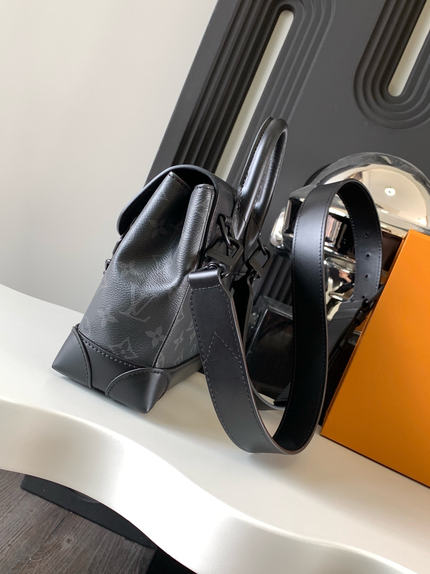 PM Monogram Eclipse Steamer Bag Gray - Bag | LOUIS VUITTON