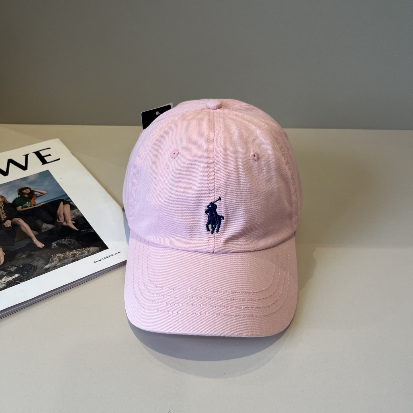 Polo Pink Cotton Cap - Polo Ralph Lauren Pink Cotton Twill Cap