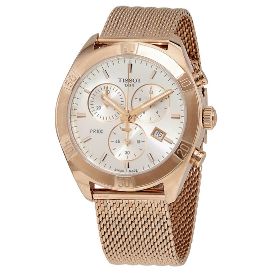 PR 100 Chronograph Quartz Silver Dial Men's Watch