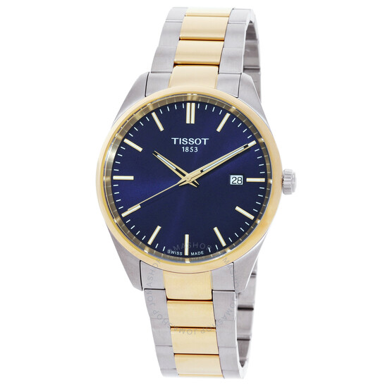PR 100 Quartz Blue Dial Two-Tone Men's Watch