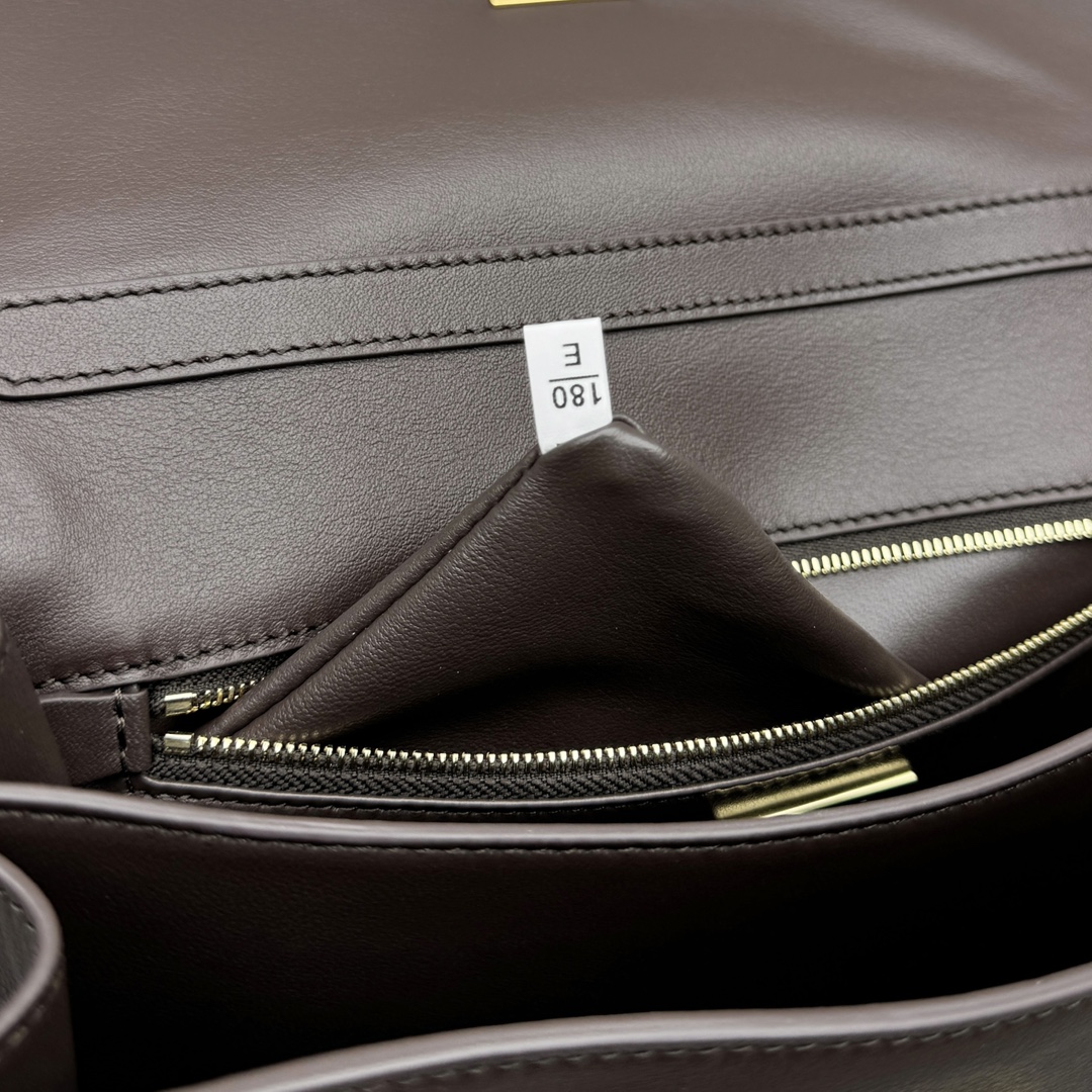 Prada Medium Soft Sound Shoulder Bag in Brown