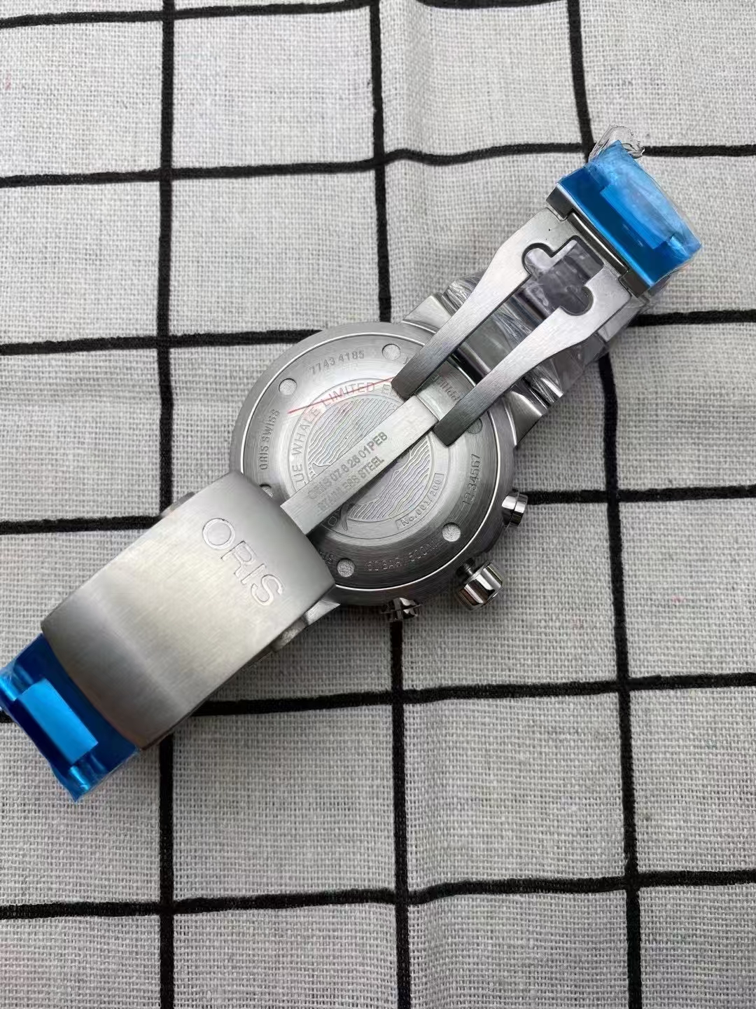 Oris Aquis Chronograph Blue - Stainless Steel Watch - Image 2