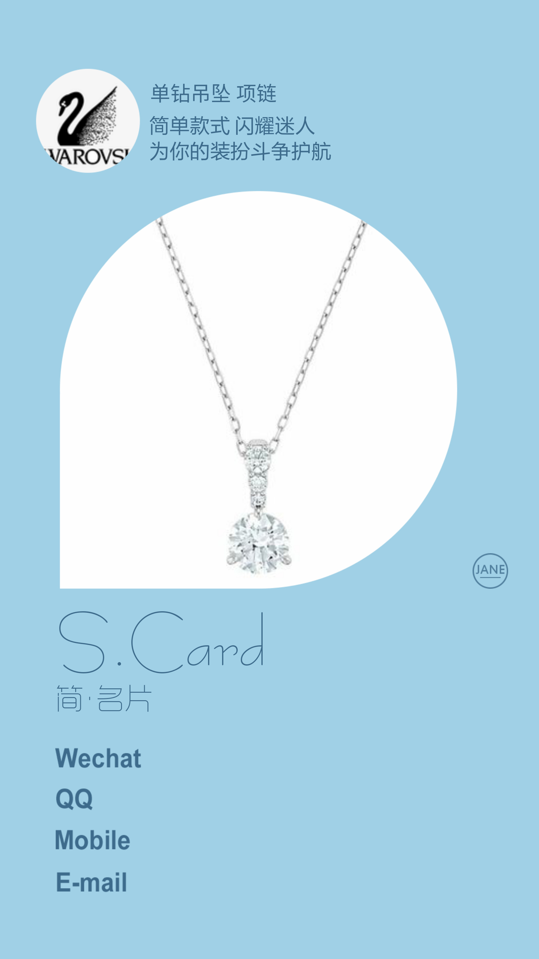 Elegant Rose Gold Round Solitaire Zirconia Pendant Necklace