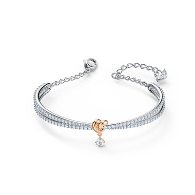 Sparkling Heart Bangle Premium Quality