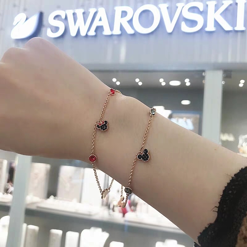 Swarovski Mickey Mouse Rose Gold Bracelet