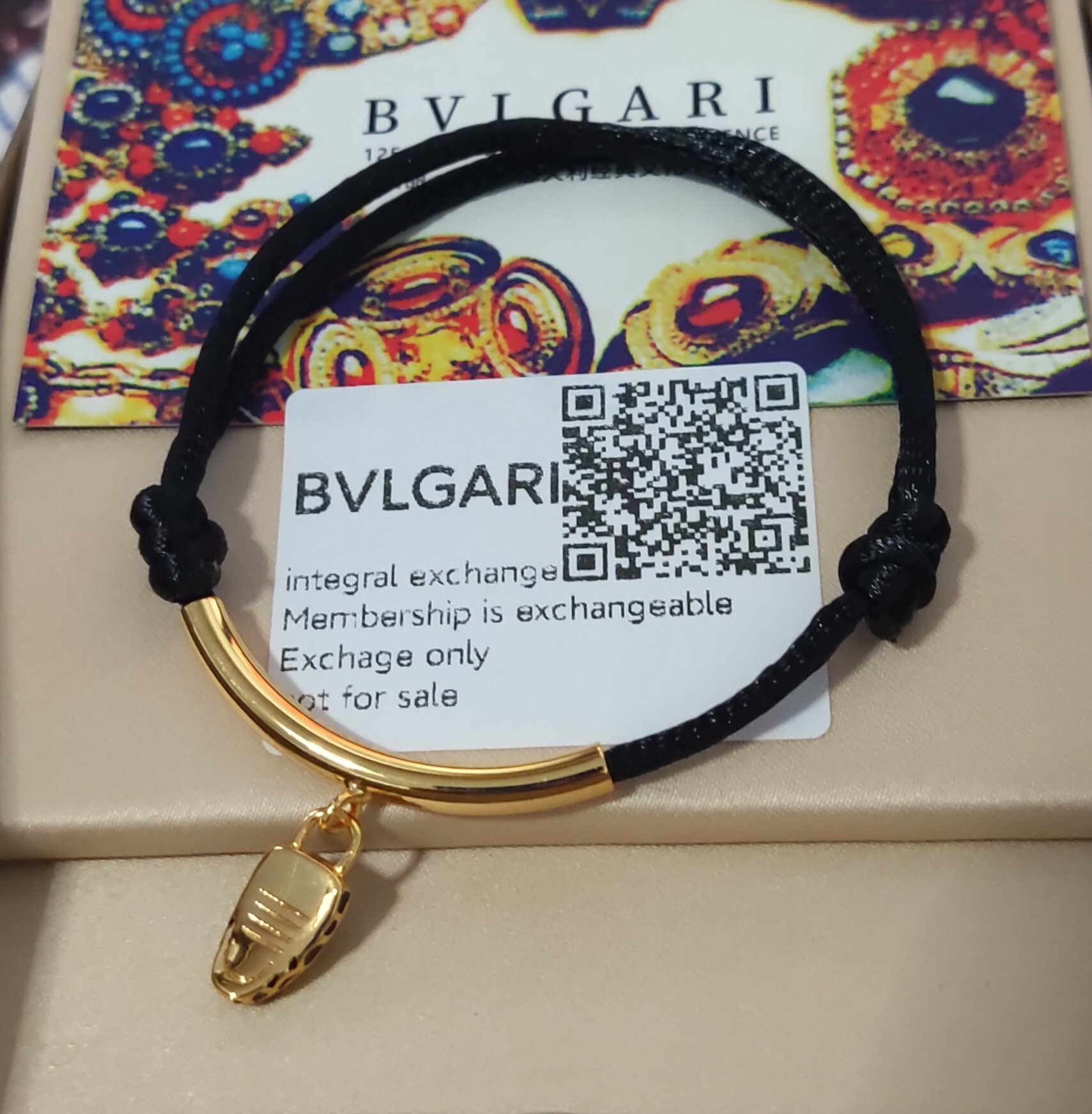 Bvlgari Serpenti Premium Bracelet – Gold & Black