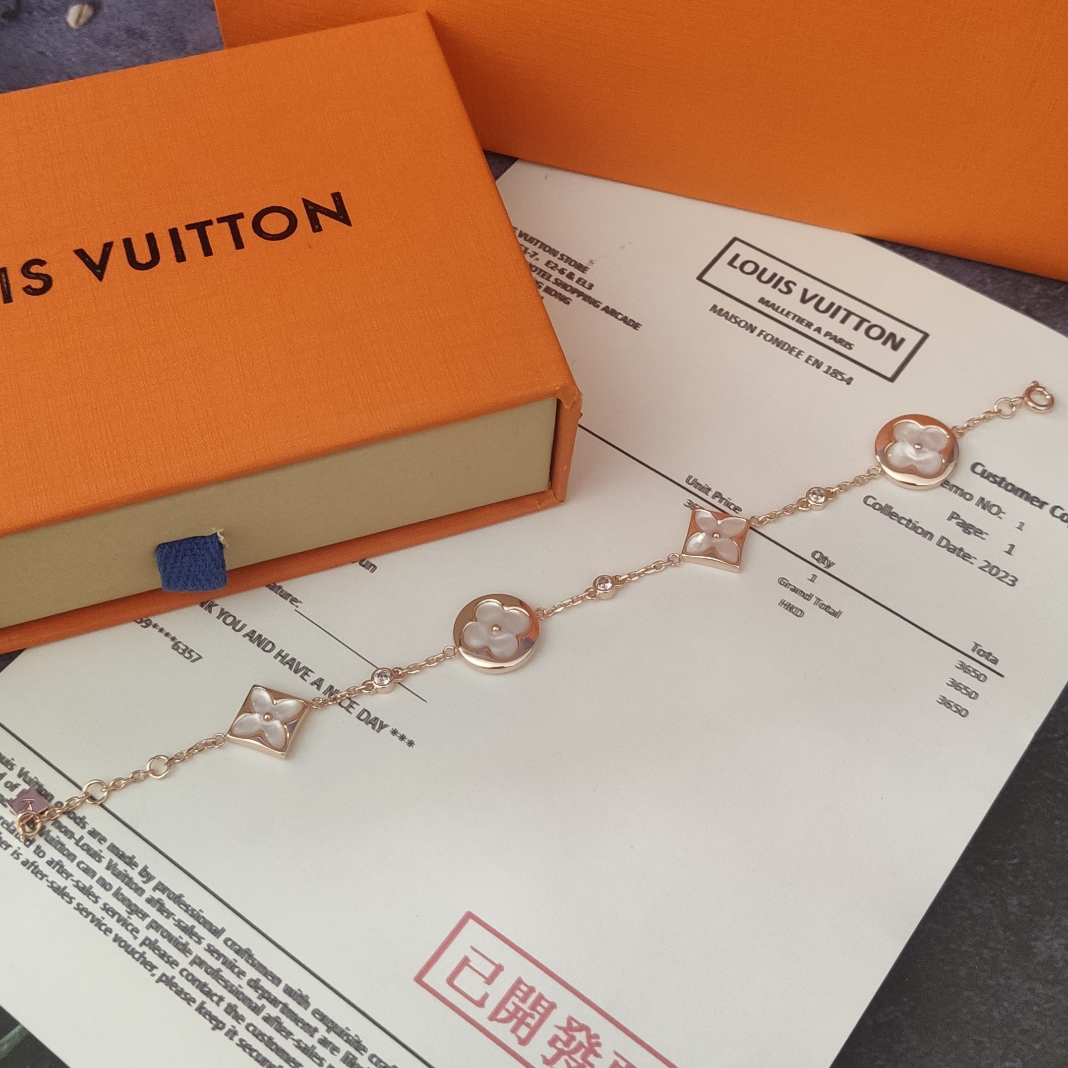 Louis Vuitton Blossom Premium Bracelet | Luxury Charm