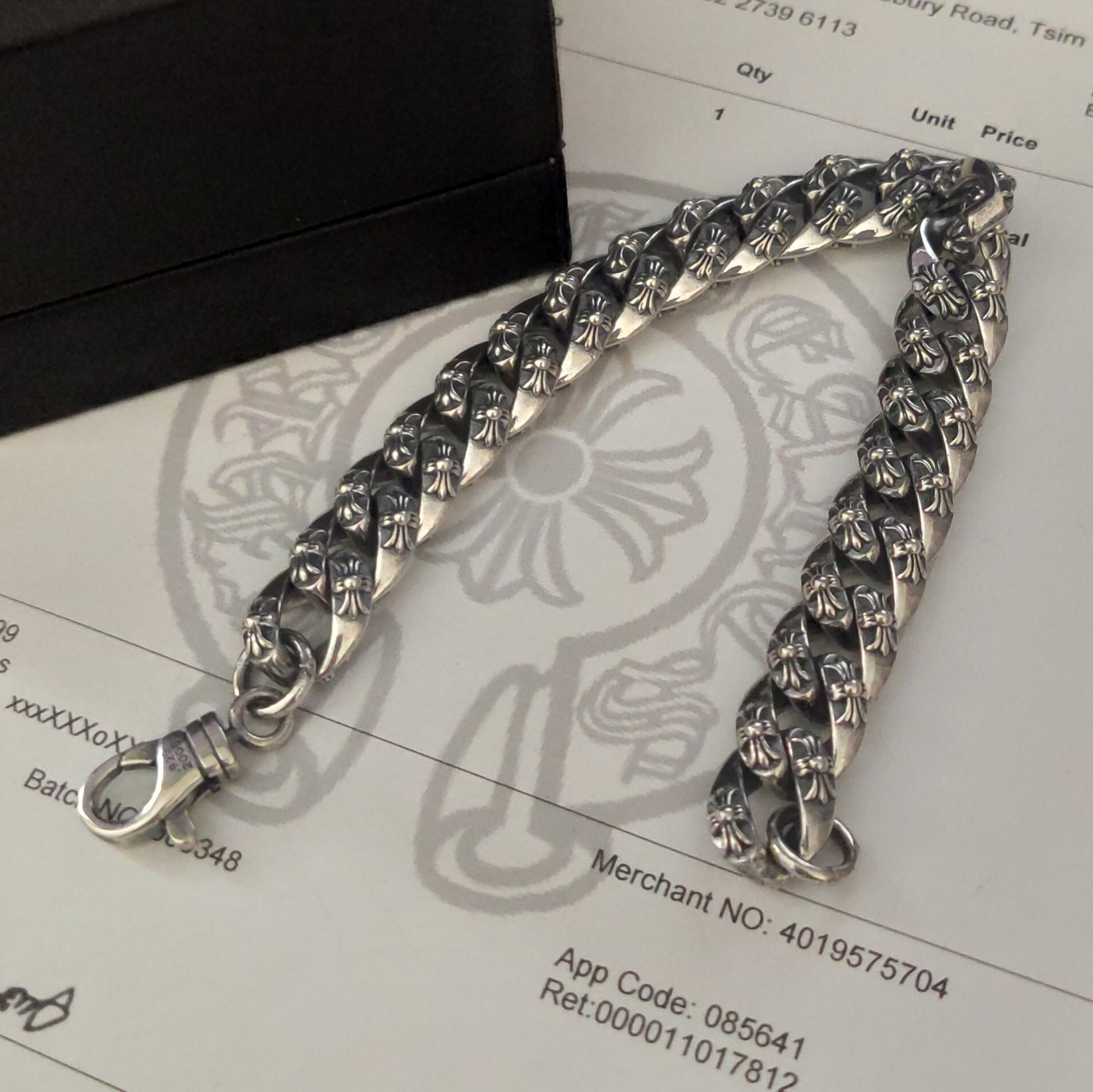 Chrome Hearts Inspired Premium Bracelet – Sterling Silver
