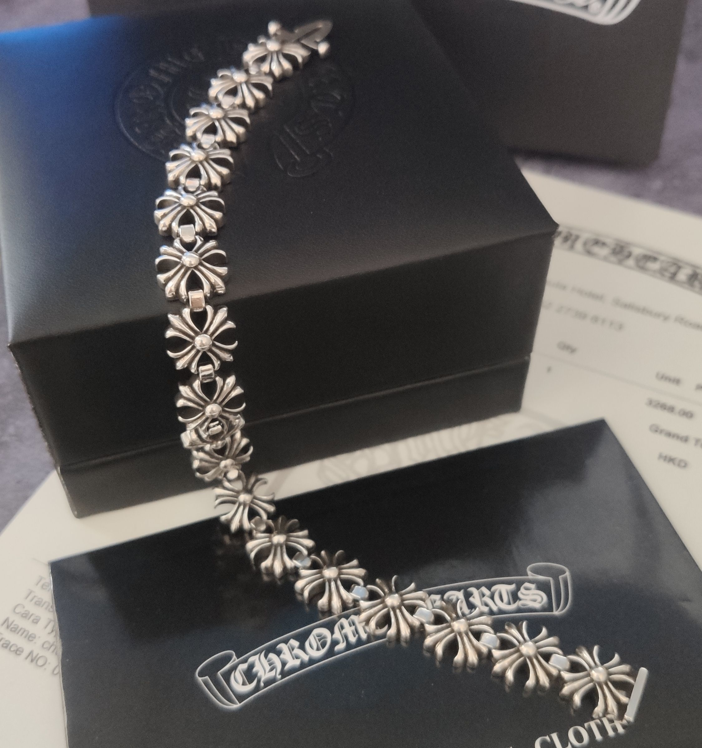 Chrome Hearts Cross Link Bracelet – Premium Quality