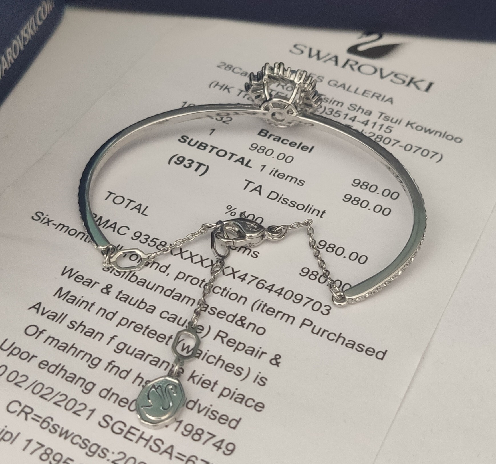 Swarovski Flower Bangle – Premium Quality Bracelet