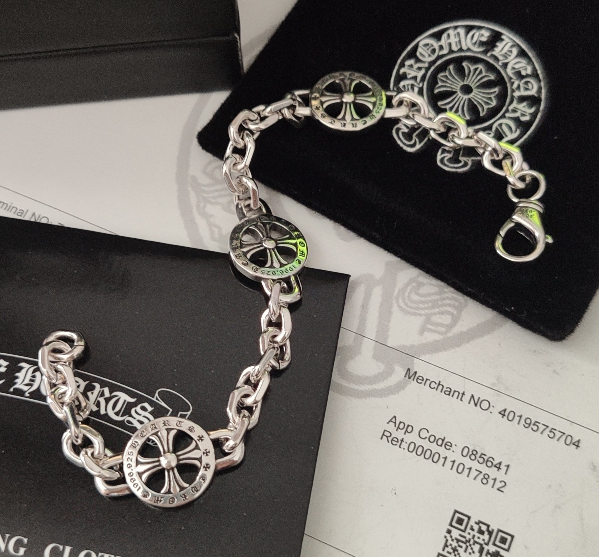 Chrome Hearts Style Silver Bracelet – Premium Quality