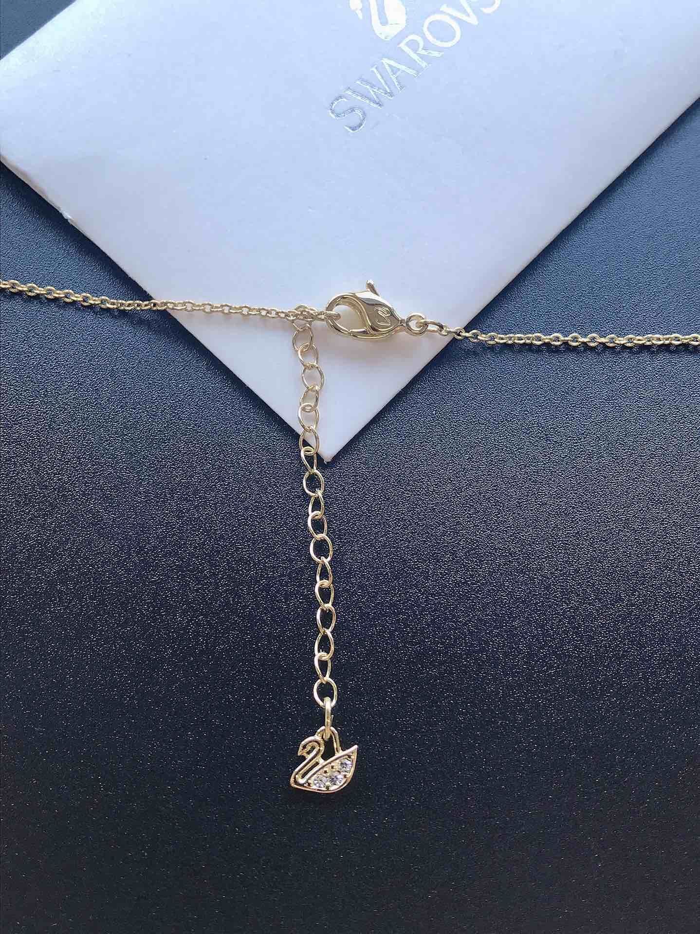 Swarovski Gold Mickey Mouse Pendant Necklace – Disney Charm