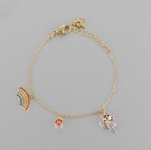 Rainbow Unicorn Charm Bracelet – Premium Quality