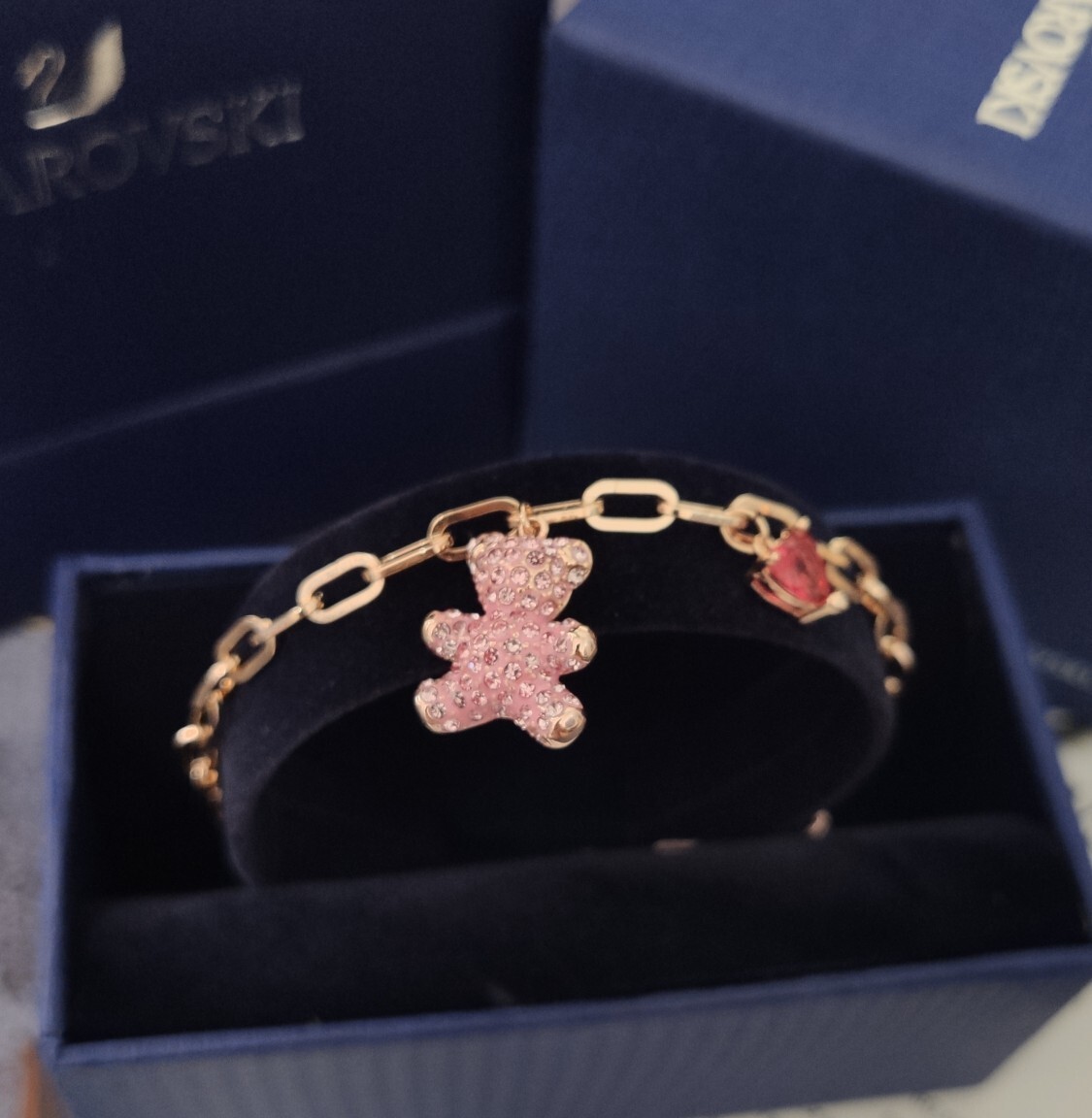 Swarovski Teddy Bear Charm Bracelet – Premium Quality