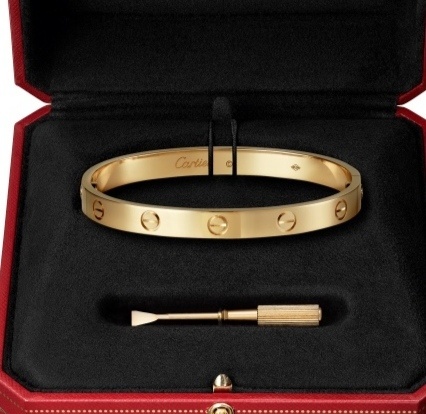 Cartier Love Bracelet – 18K Yellow Gold Luxury Bangle with Box