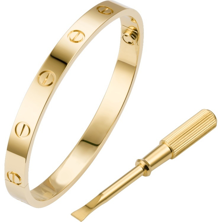Cartier Love Bracelet – 18K Yellow Gold Luxury Bangle with Box