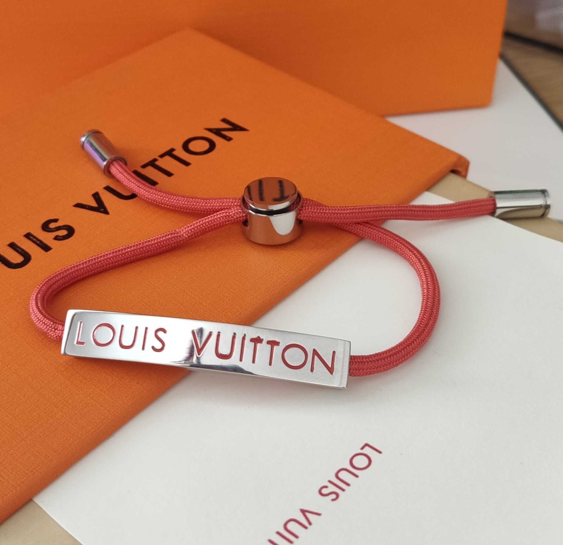 Louis Vuitton Premium Bracelet – Red Cord