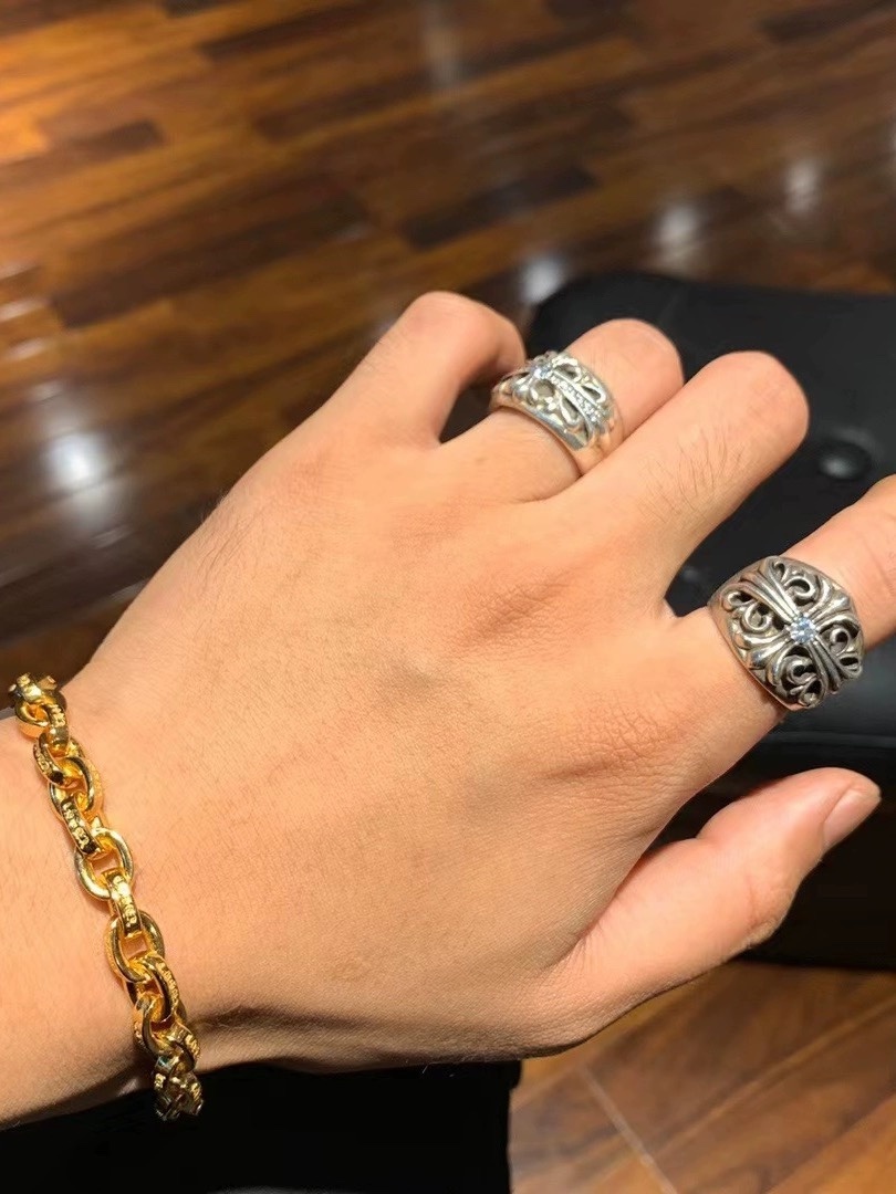 Chrome Hearts Gold Link Bracelet