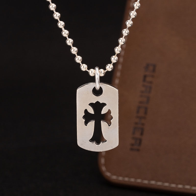 Chrome Hearts Dog Tag – Chrome Hearts Silver Cutout Cross Dog Tag