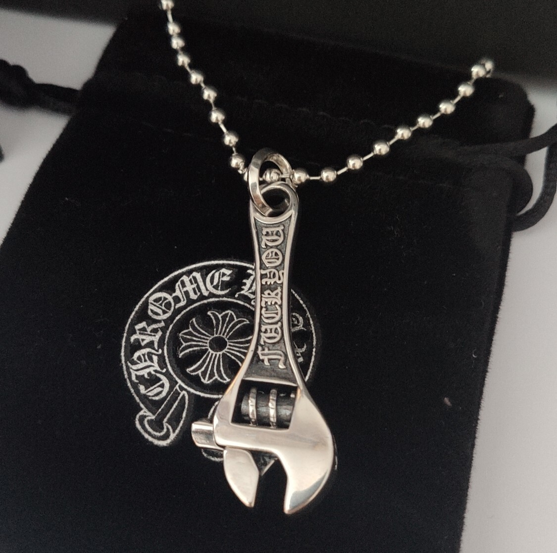 Chrome Hearts Wrench Pendant – Chrome Hearts Silver Wrench Pendant