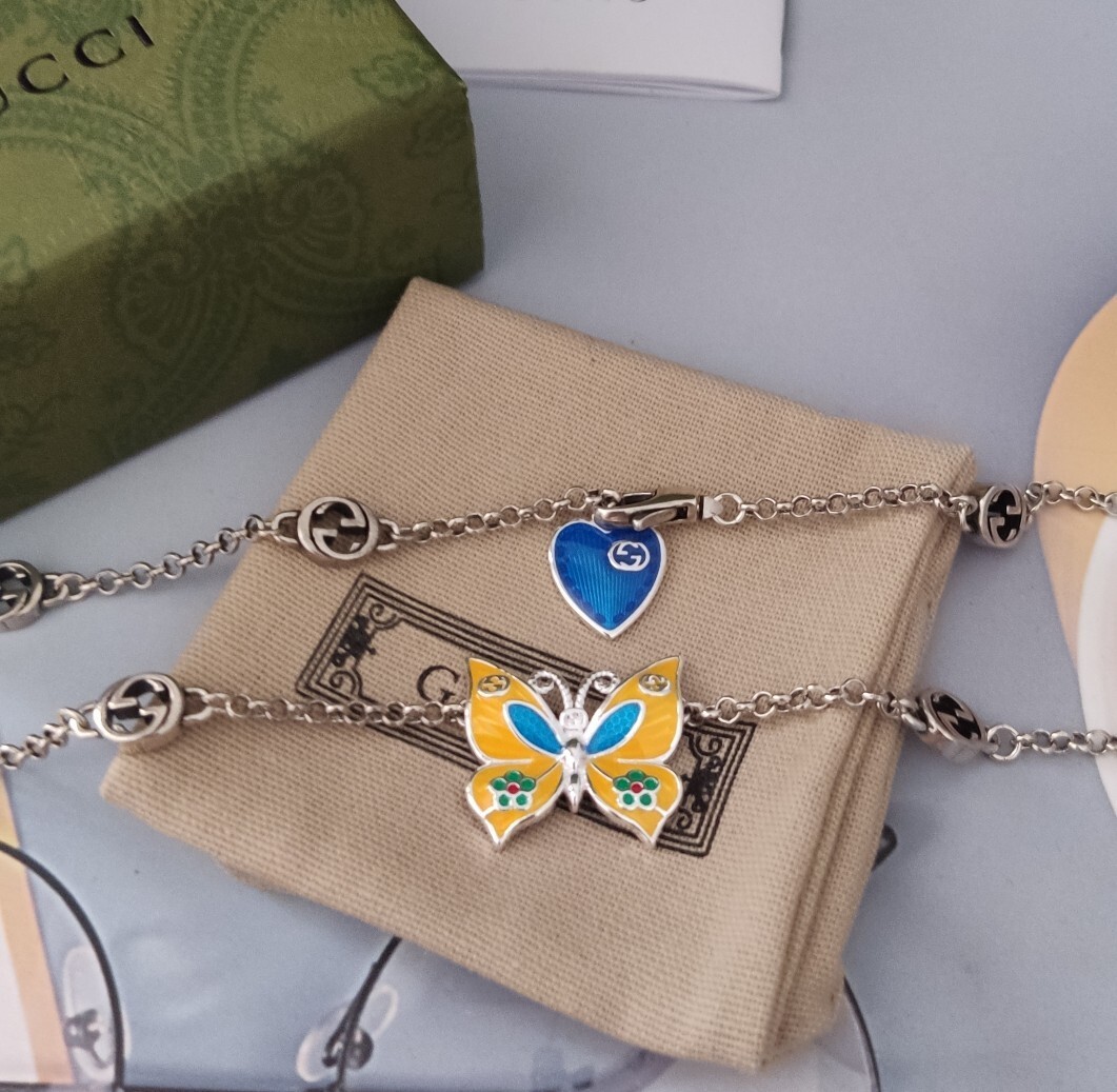 Gucci Butterfly Charm Bracelet – Premium Quality