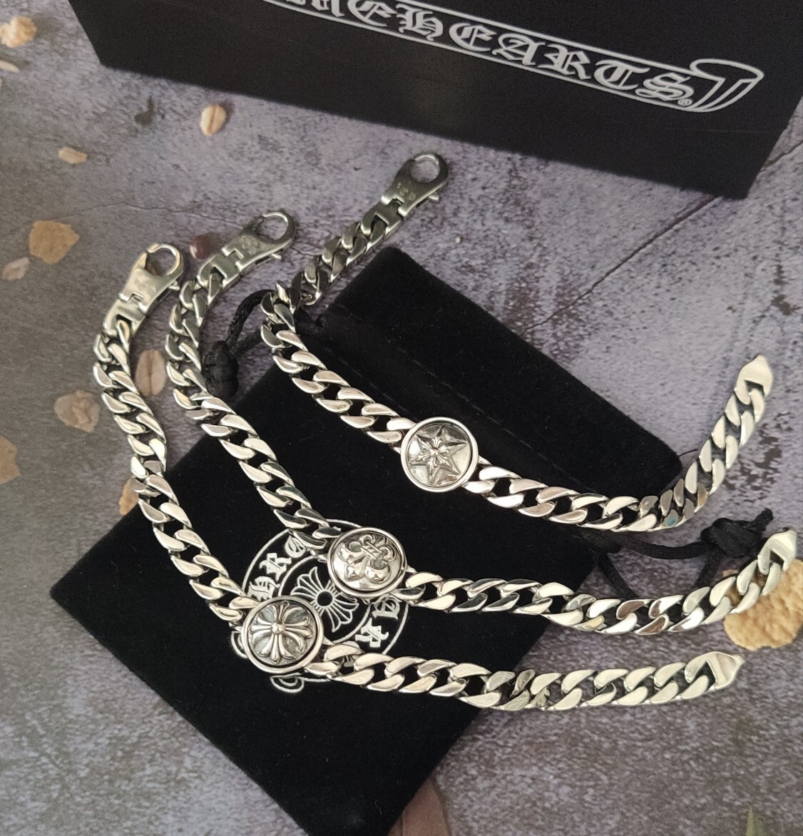 Premium Chrome Hearts Inspired Chain Bracelet