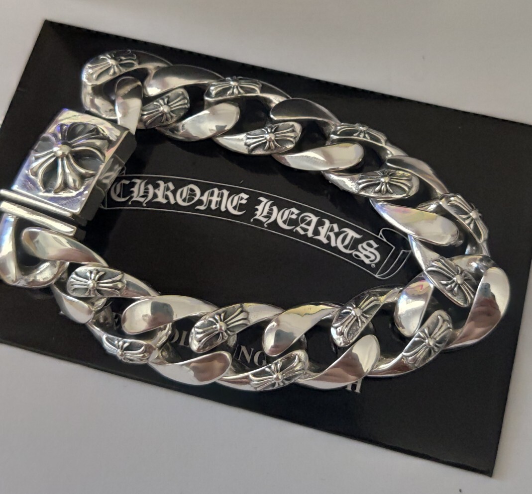 Chrome Hearts Inspired Premium Silver Bracelet