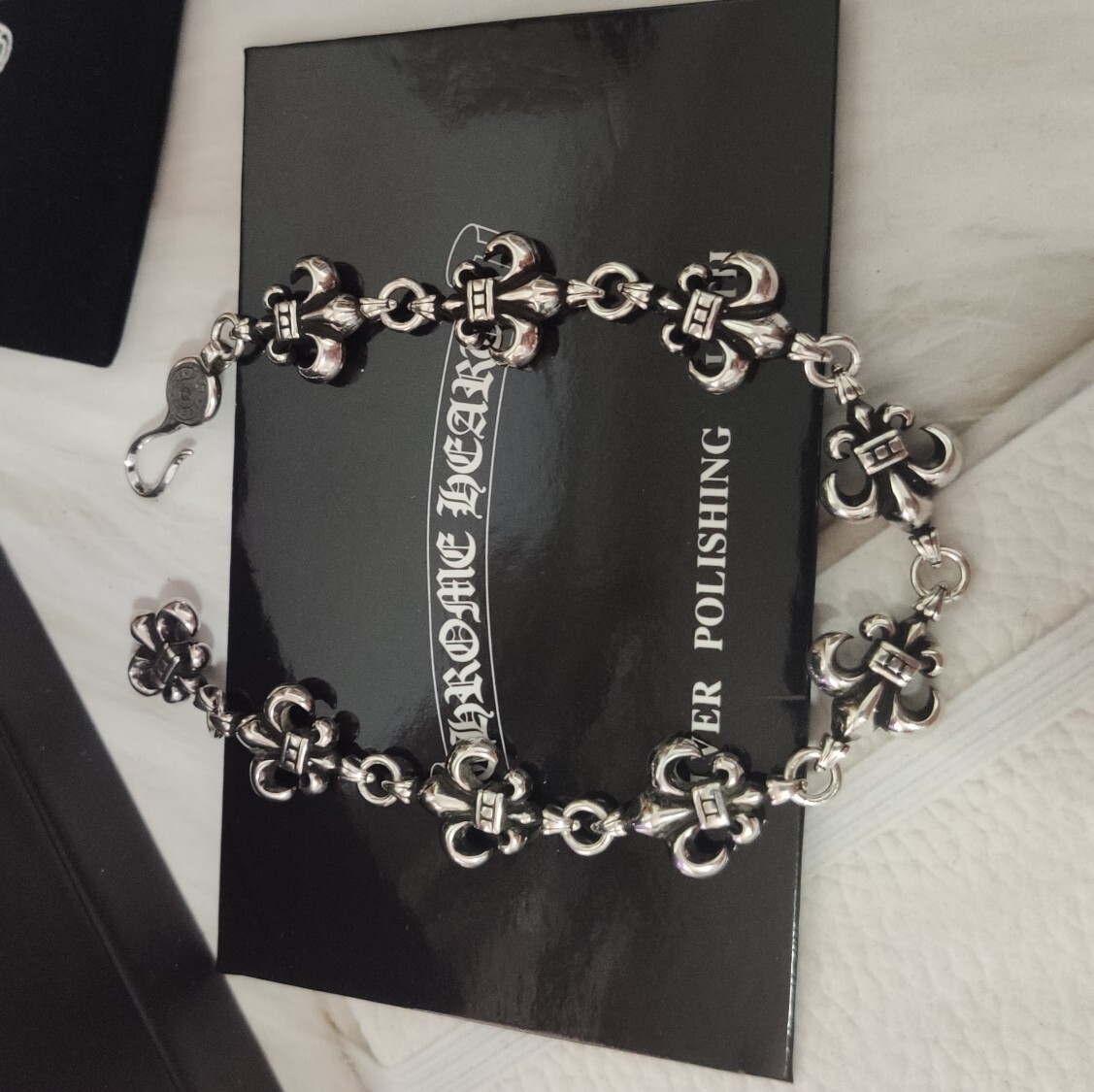 Chrome Hearts Fleur Bracelet – Premium Sterling Silver