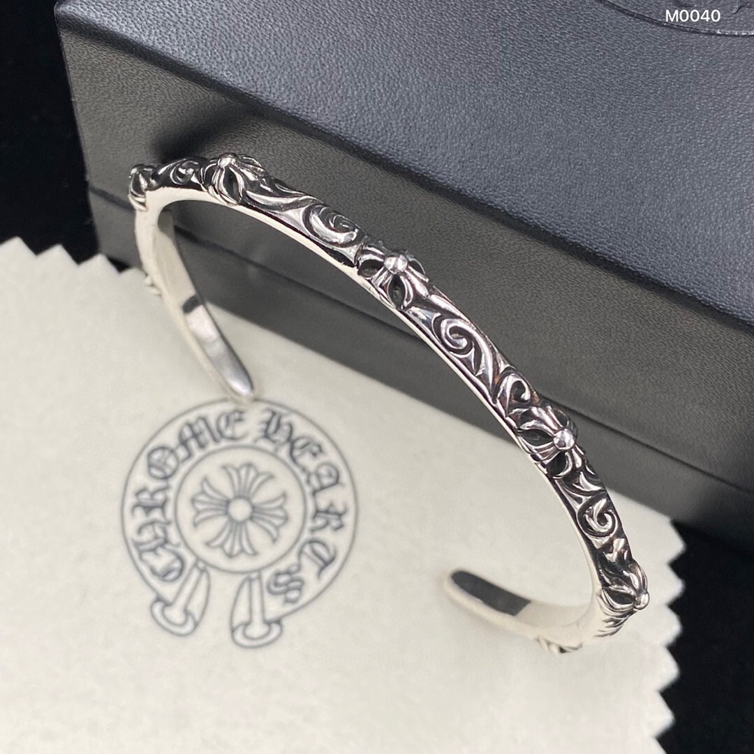 Chrome Hearts Inspired Premium Silver Bracelet