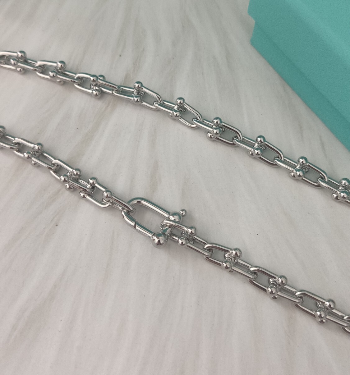 Tiffany Silver Link Chain Necklace – Tiffany & Co. Silver Link Chain